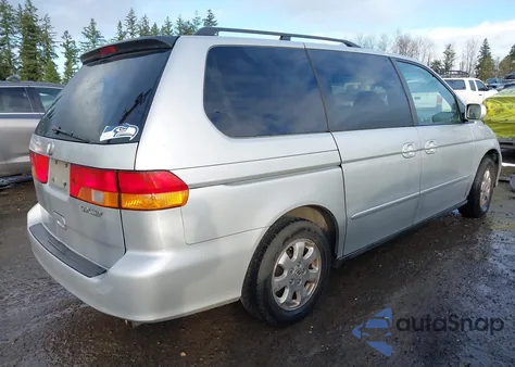 2002 Honda Odyssey Ex-L from USA, damaged, VIN 5FNRL18042B030938